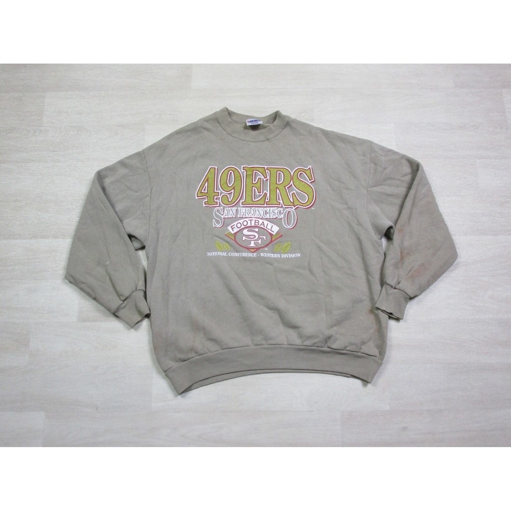 San Francisco 49ers Vintage Sweatshirt 90's NFL USA Size (XL) Trench Football